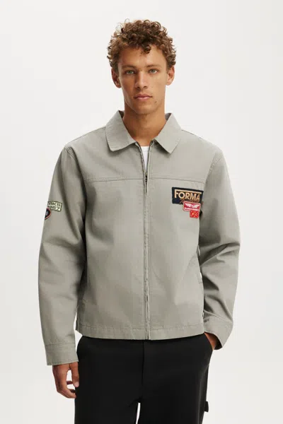 Cotton On Garage Jacket In Gray