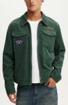 Cotton On Men's Garage Jacket In Vintage Teal