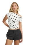Cotton On Georgie Off Shoulder Short Sleeve In Animal Print