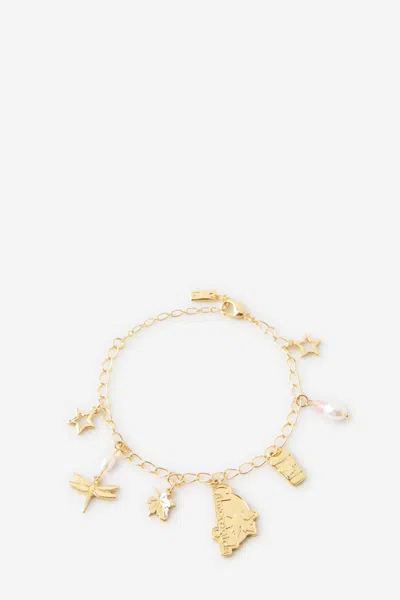 Cotton On Gilmore Girls Plated Single Bracelet In Lcn Gold Gilmore Girls