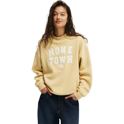Cotton On Graphic Crew Sweatshirt In Neutral