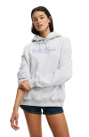 Cotton On Graphic Fleece Hoodie In Gray