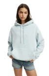 Cotton On Graphic Fleece Hoodie In Gray