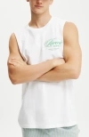 Cotton On Graphic Muscle In White
