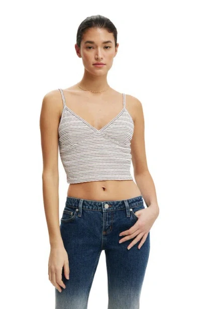 Cotton On Hailey V Neck Cami In Gray