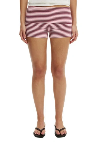 Cotton On Hallie Foldover Micro Short In Multi