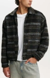 Cotton On Men's Harrington Jacket In Black Check