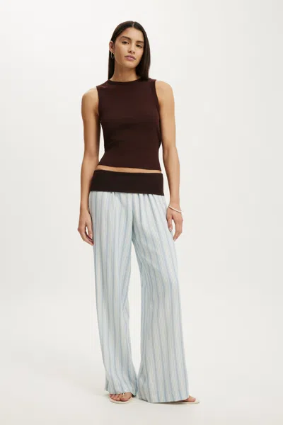 Cotton On Haven Fold Over Pant In Multi