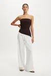 Cotton On Haven Fold Over Pant In White