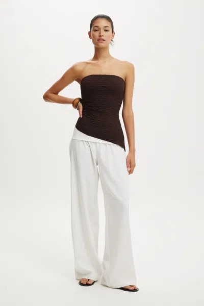 Cotton On Haven Fold Over Pant In White