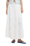 Cotton On Haven Multi Tiered Maxi Skirt In White