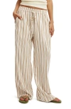 Cotton On Haven Wide Leg Pant In Karina Stripe Artichoke