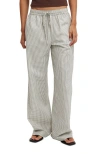 Cotton On Haven Wide Leg Pant In Microcheck Seersucker