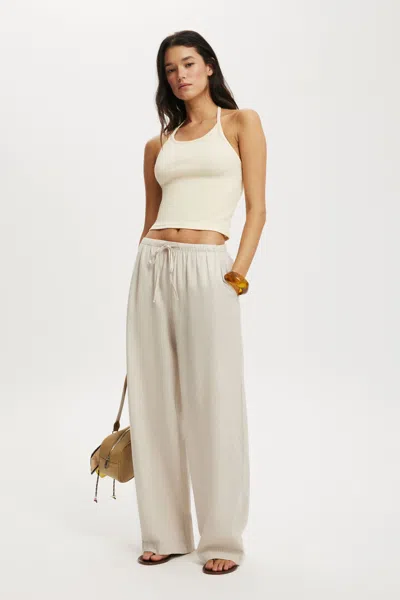 Cotton On Haven Wide Leg Pant In White