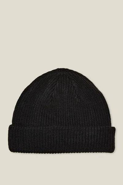 Cotton On Heavy Knit Beanie In Transparent