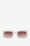 Cotton On Heidi Rectangle Sunglasses In White