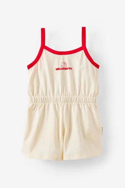 Cotton On Kids' Hello Kitty Sanrio Playsuit In Neutral
