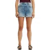 Cotton On High Rise Micro Denim Short In Blue