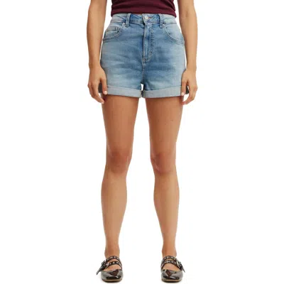 Cotton On High Rise Micro Denim Short