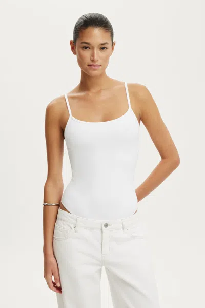 Cotton On Hold Me Bodysuit In White