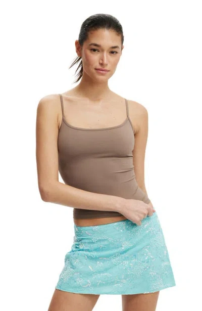 Cotton On Hold Me Cami In Brown