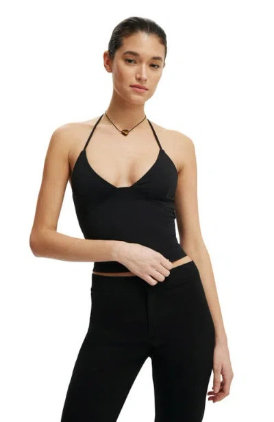 Cotton On Hold Me Halter In Black