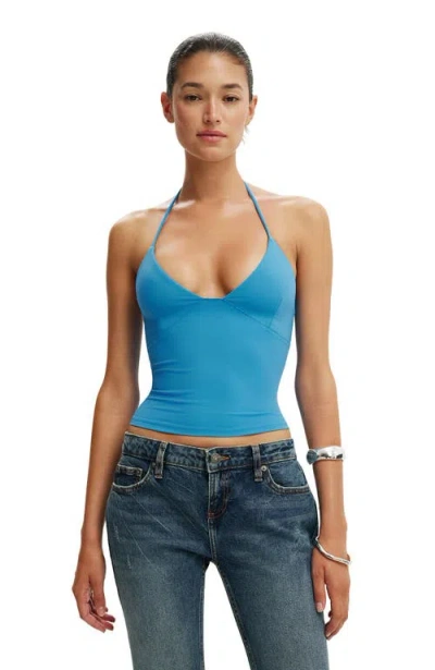 Cotton On Hold Me Halter In Blue