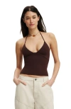 Cotton On Hold Me Halter In Brown