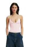 Cotton On Hold Me Halter In Pink