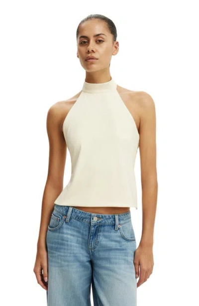 Cotton On Hold Me Halter Twist Back In Neutral