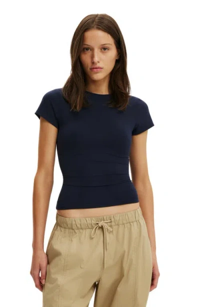 Cotton On Hold Me Short Sleeve Crew Neck In Blue
