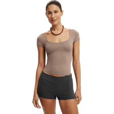 Cotton On Hold Me Short Sleeve In Gray