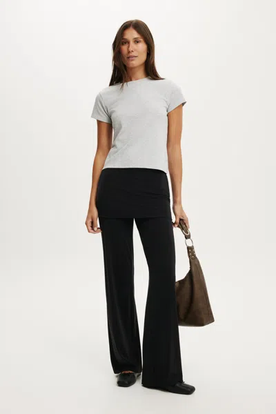 Cotton On Honey Skirt Pant In Black