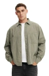 Cotton On Hudson Long Sleeve Shirt In Green