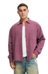 Cotton On Hudson Long Sleeve Shirt In Red
