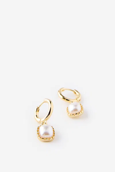 Cotton On Huggie Hoop Earring In Gold