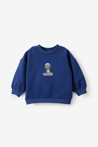 Cotton On Kids' Ice Cube Music Sweater In Blue