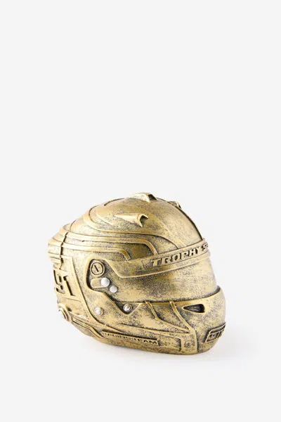Cotton On Incense Holder In Racing Helmet/gold
