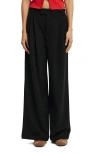 Cotton On Izzy Pleated Suiting Pant In Black