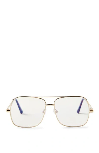 Cotton On Jade Metal Aviator Sunglasses In Gold