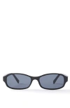Cotton On Jamie Slim Wrap Around Sunglasses In Black