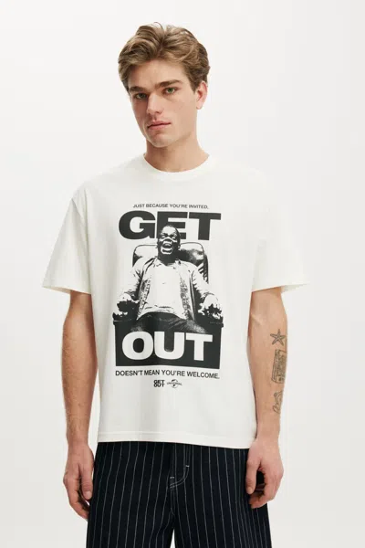 Cotton On Jordan Peele Movie Everyday Fit T-shirt In White