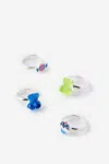 Cotton On Kids 4pk Ring Set In Multi