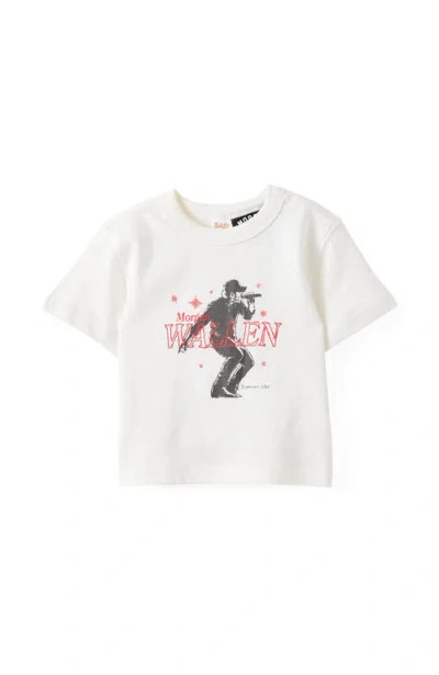 Cotton On Kids Baby Short Sleeve License Tee In White