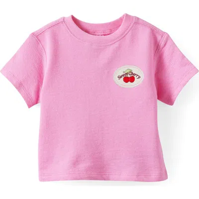 Cotton On Kids Baby Textured Tee In Pink