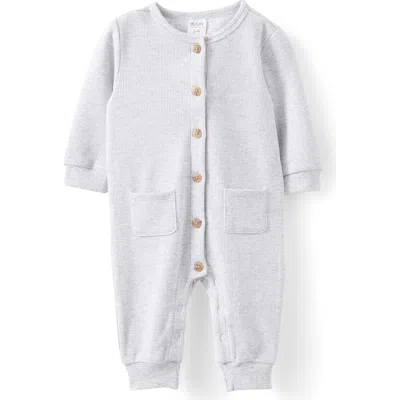 Cotton On Kids Billie Organic Waffle All-in-one In Cloud Marle