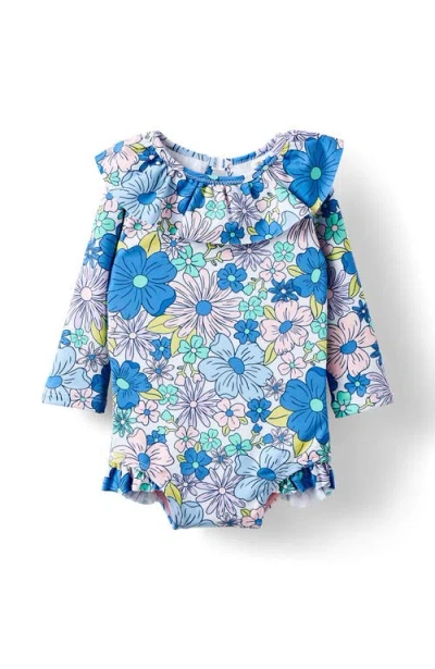Cotton On Kids Bonnie Long Sleeve Ruffle One Piece In Gigi Baby Floral