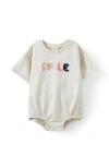 Cotton On Kids Dani Bubble Short Sleeve Bubbysuit In White
