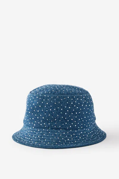 Cotton On Kids Denim Bucket Hat In Blue