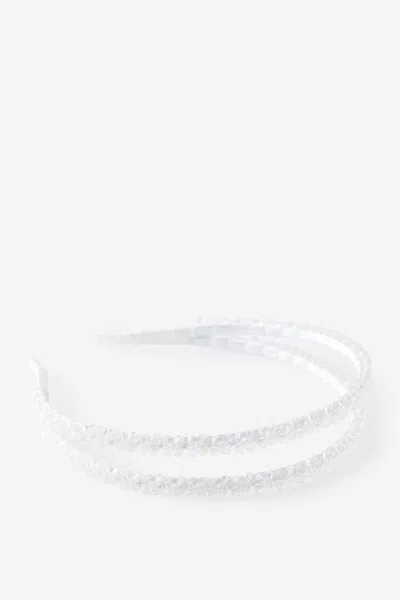 Cotton On Kids Embellished Headband In White